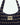 shopper | pleated | dots | marine + marzipan