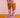 knee high socks | black freckles | pirate purple + retro yellow