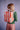 backpack small | stripes | lifebuoy orange