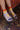 Sticky Lemon socks colourblocking vanilla sorbet plum purple