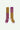 Sticky Lemon socks golden stripes purple tales