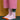 Sticky Lemon knee high socks glitter bottle green soft pink