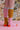 Sticky Lemon knee high socks duo tone dusty pink dijon