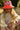 Sticky Lemon rain hat farmhouse willow brown flower pink