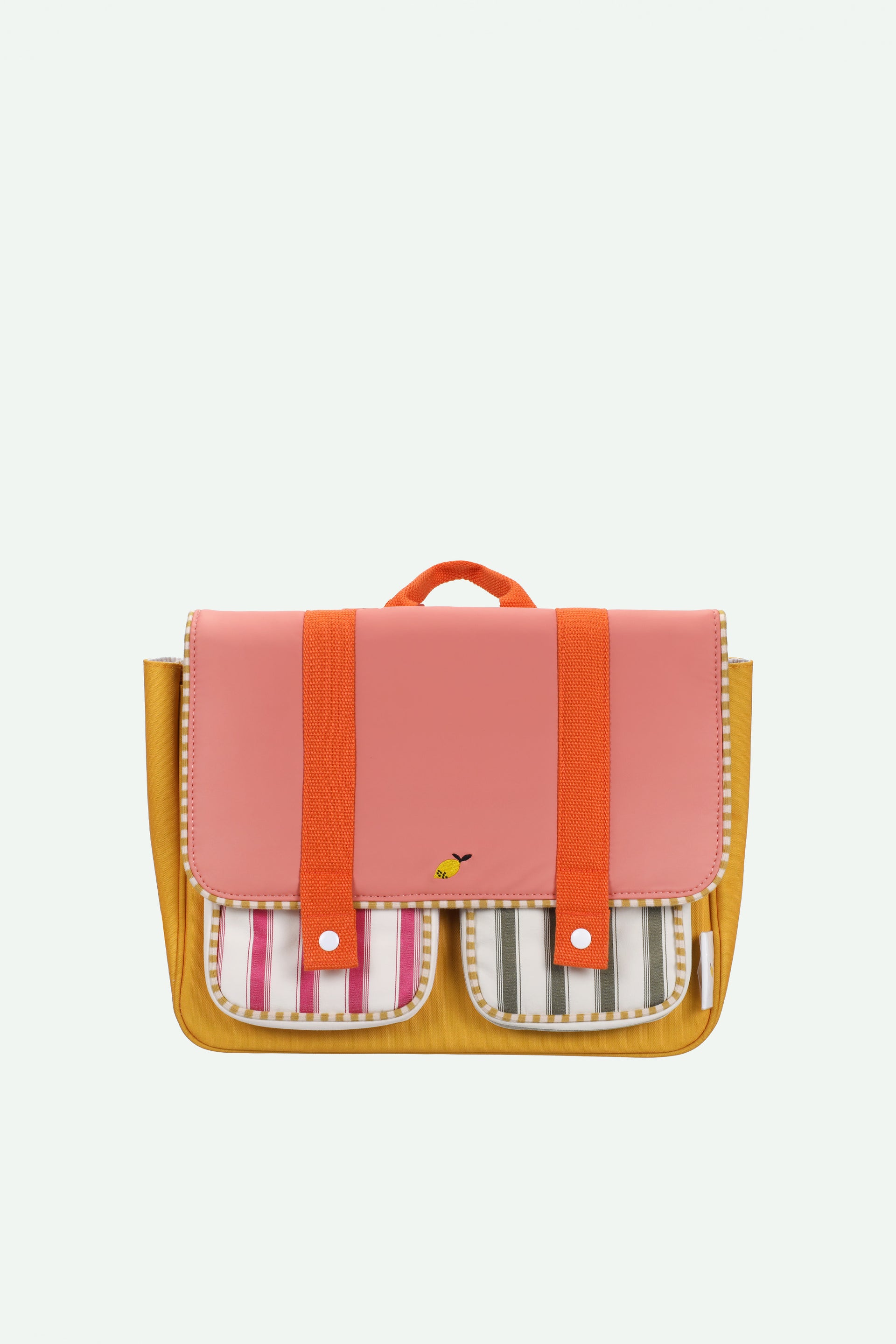 school bag coral pink submarine yellow - Main Image