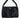 pleated hand bag | club chic | black